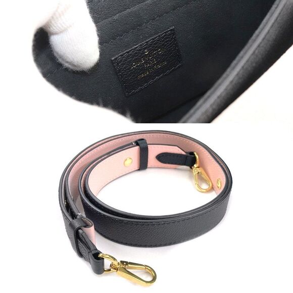 Louis Vuitton Lockme Tender Chain Shoulder Bag Leather Noir - Picture 8 of 9